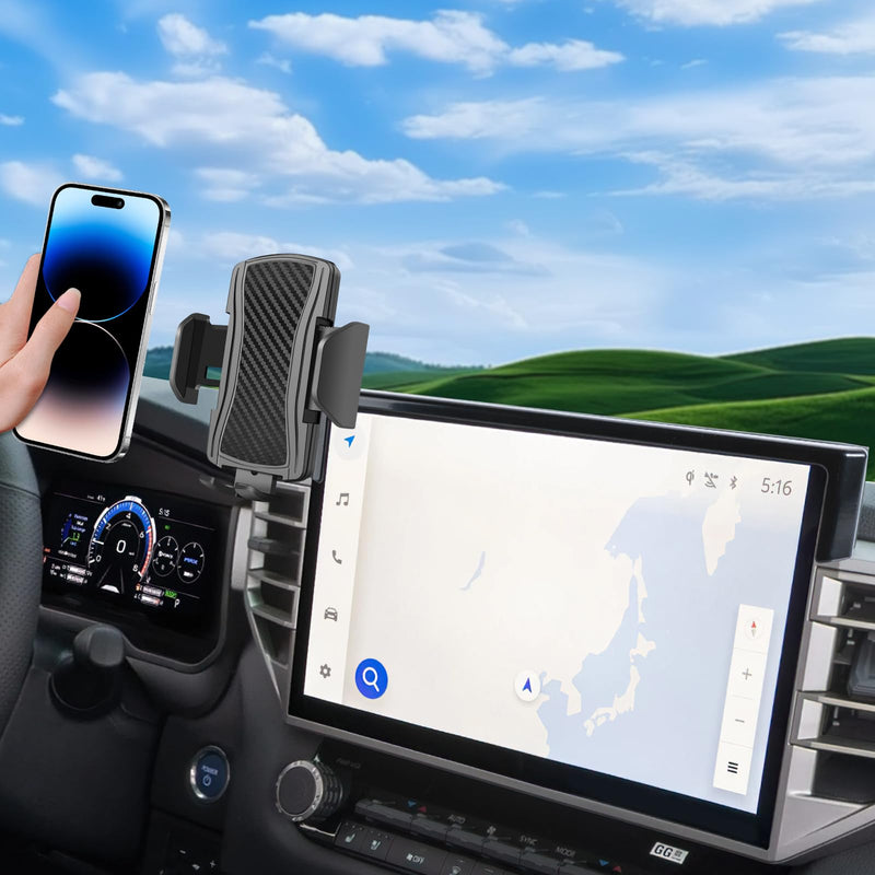 Car Phone Holder for Toyota Sequoia 2023-2026 / Tundra 2022-2026（14 inch Screen），for Smartphone Cradle Auto Accessories Bracket Anti-Shake，360 Degree Rotation，for All Cell Phones