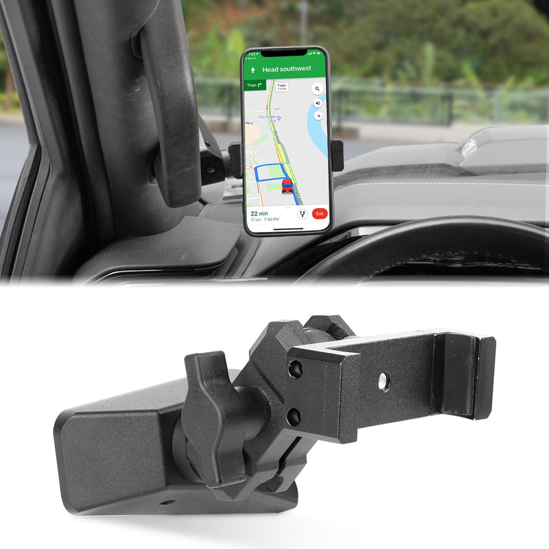 Phone Holder Mounts on Dashboard for 2022-2024 2025 2026 Silverado&Sierra Custom Adjustable Stabilizer Silverado Cell Phone Holder Gmc Sierra 1500 Accessories