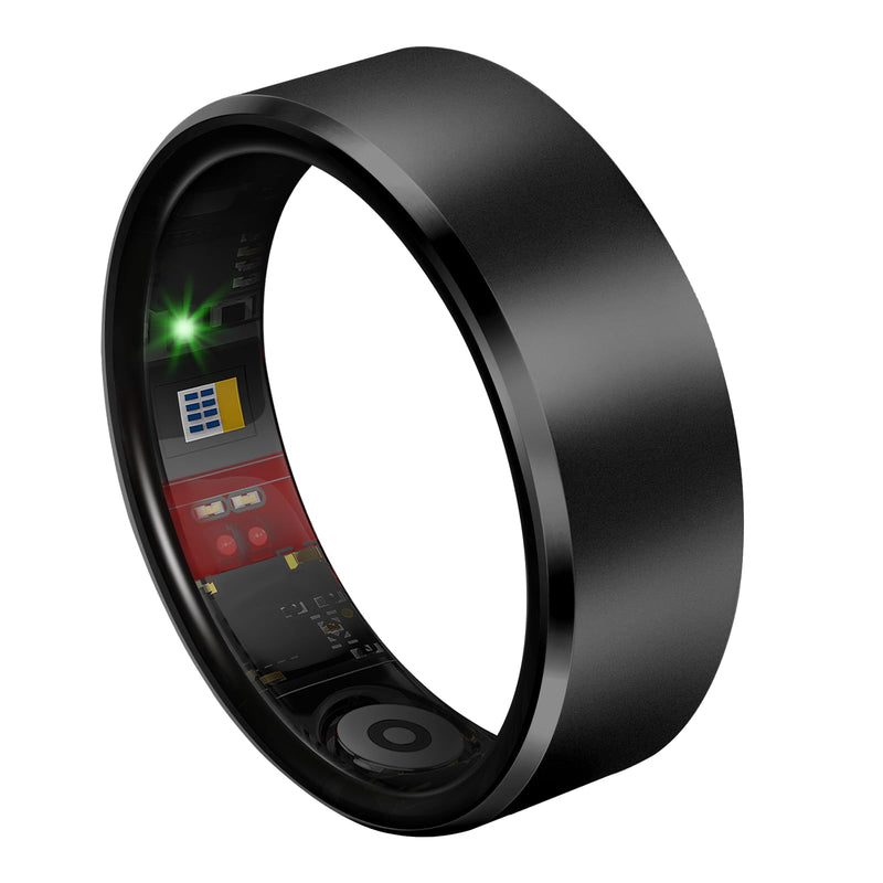 Smart Health Ring Fitness Tracker for Men Women, Sleep, Stress & Activity Monitoring, IP68 Waterproof, Long Lasting Battery, No Subscription Fees, Compatible with iOS & Android, Brown 11