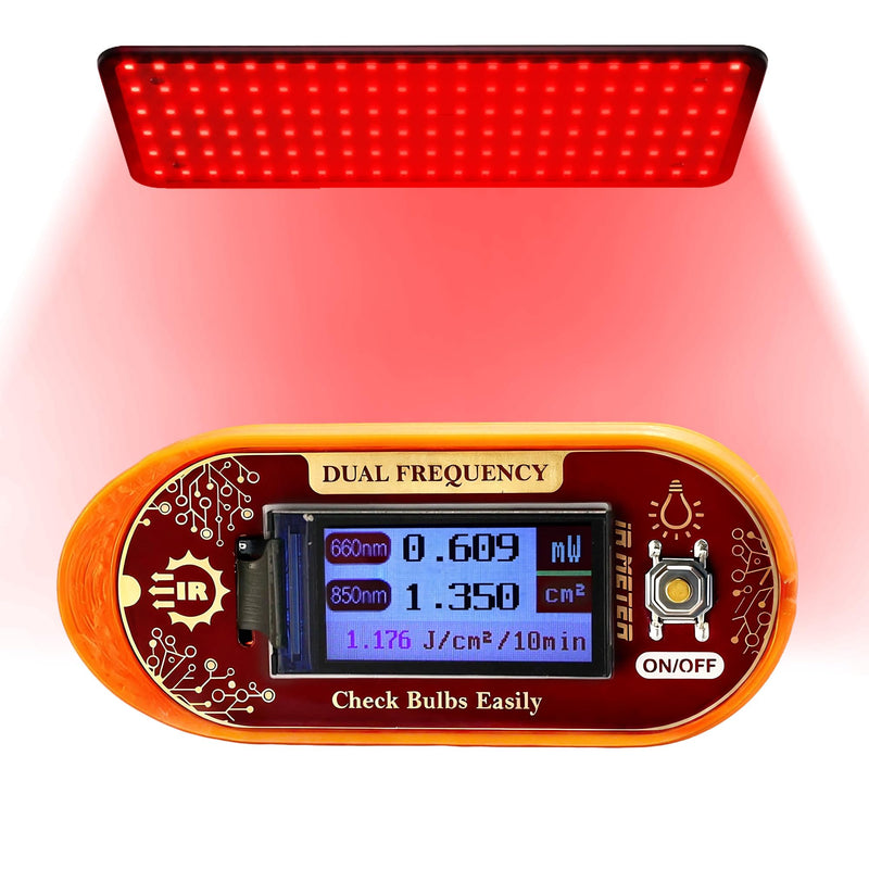[AUSTRALIA] - 850nm & 660nm Red/NIR Light Irradiance Meter Tester – Professional Dual-Wavelength Radiometer 