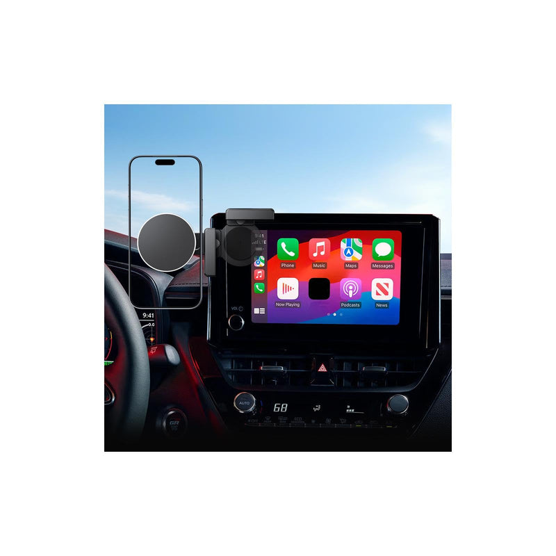 360° Adjustable Magnetic Phone Holder for Toyota Corolla/Corolla Cross 2019-2026 8/10.5 Inch, Screen-Friendly for Magnetic Car Dash Phone Holder