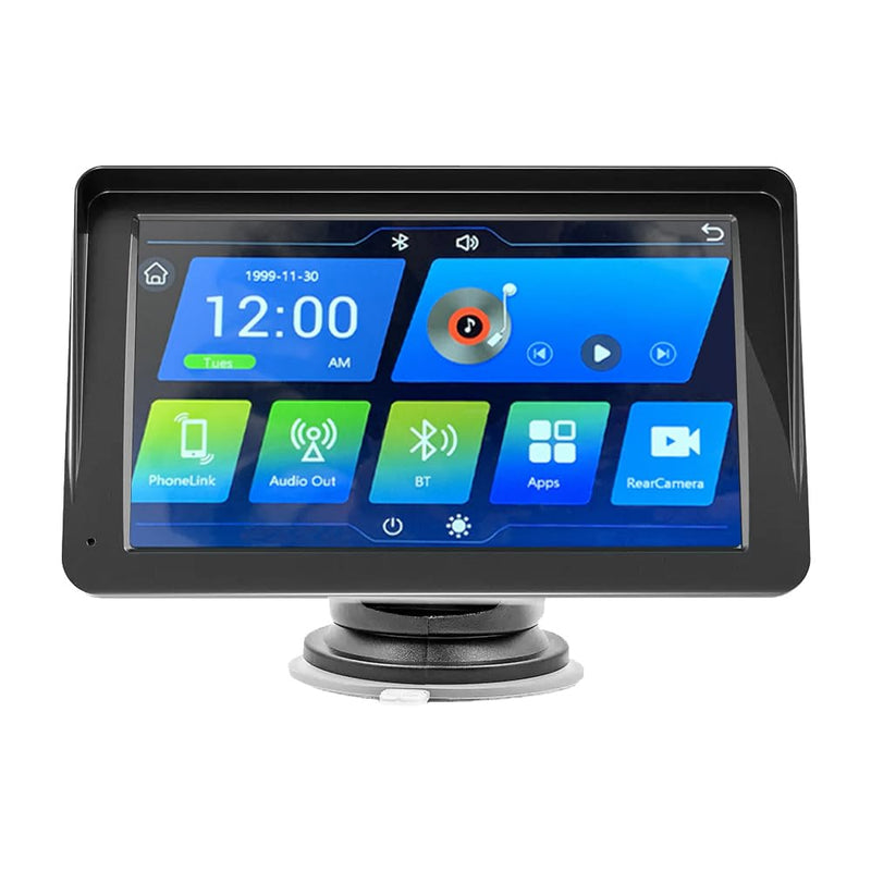 [AUSTRALIA] - 7'' Wireless CarPlay CarPlay Screen for Car, Apple CarPlay & Android Auto, Portable HD Touch Screen Car Stereo with Bluetooth, Navigation, Voice Control, GPS Navigation, FM 