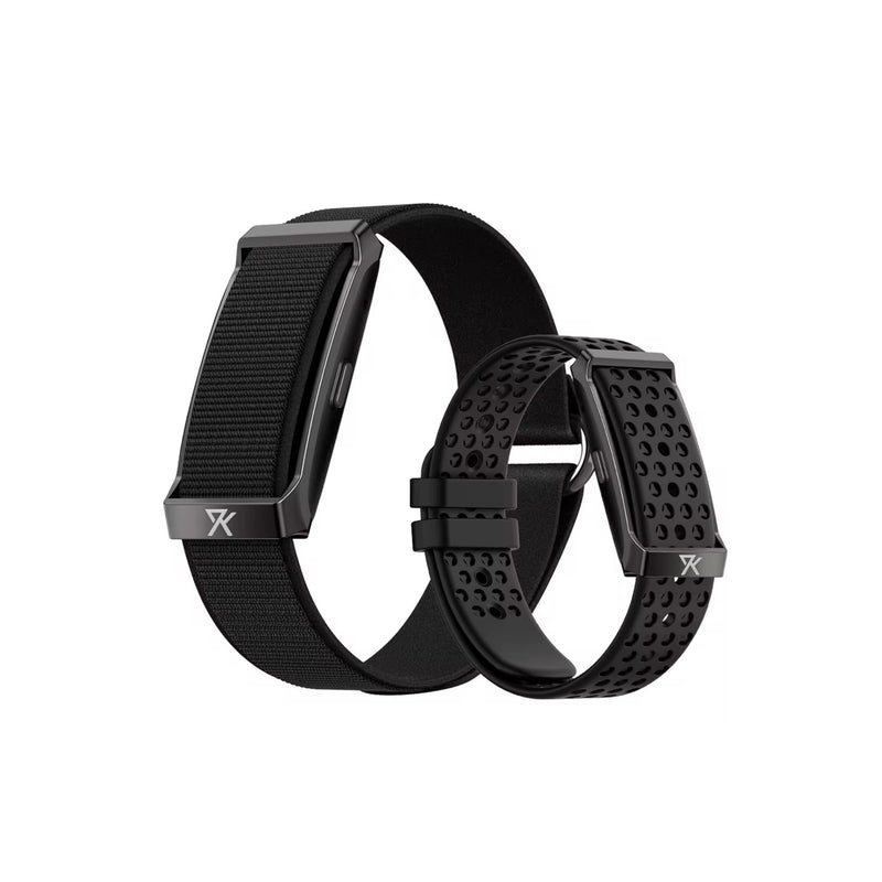 Smart Bracelet with 2 Premium Bands, Heart Rate,Blood Pressure,Blood Oxygen,Sleep,100+ Activity Modes, Fitness Tracker,Waterproof, Android/iOS with Long-Lasting Battery and Lifetime Subscription