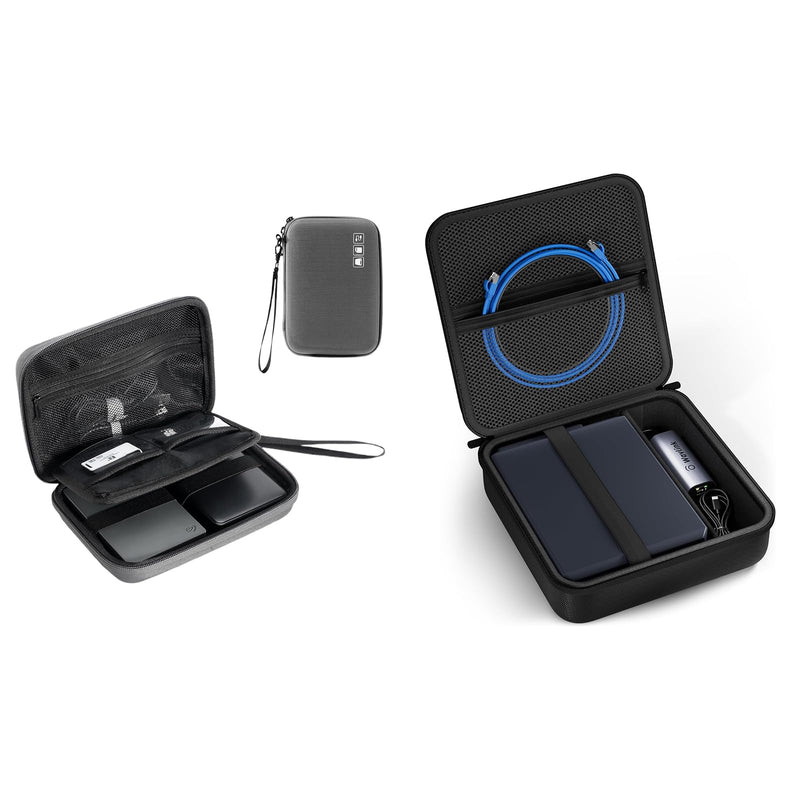 ProCase Hard Drive Case Bundle with Hard Carrying Case for Glinet Travel Router