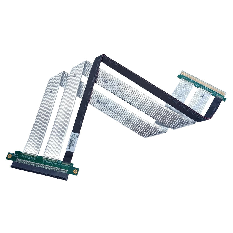 10Gtek PCIe 4.0 x16 3M Riser Cable, Male 180° to Female 180° for Vertical Mount Graphics Cards, Compatible with RTX4090, RTX4080, RX7900XTX, 80cm/2.62ft 180° to 180°(3M)