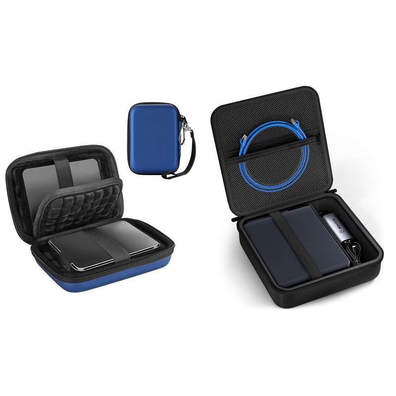 ProCase Hard Drive Case 2.5 Inch Bundle with Hard Carrying Case for Glinet Travel Router