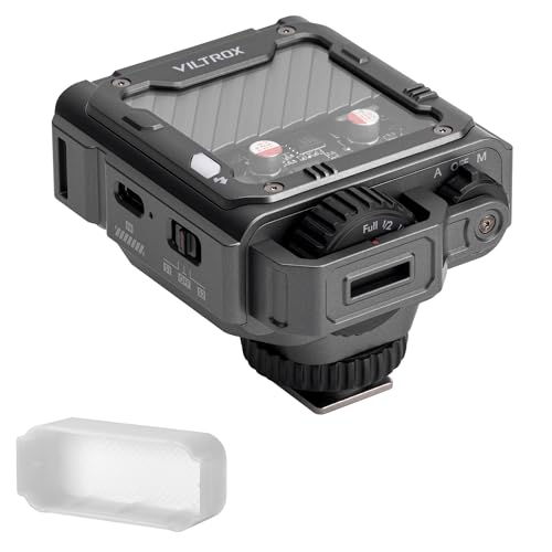 VILTROX Spark Z3 TTL Mini Camera Flash for Fuji, 6500K Small Flashlight High-Power GN16 Flash with Ultra-Fast 0.1–1s Recycle Time, TTL Auto with 7 Level Manual Power Control (Gray,for Fujifilm)