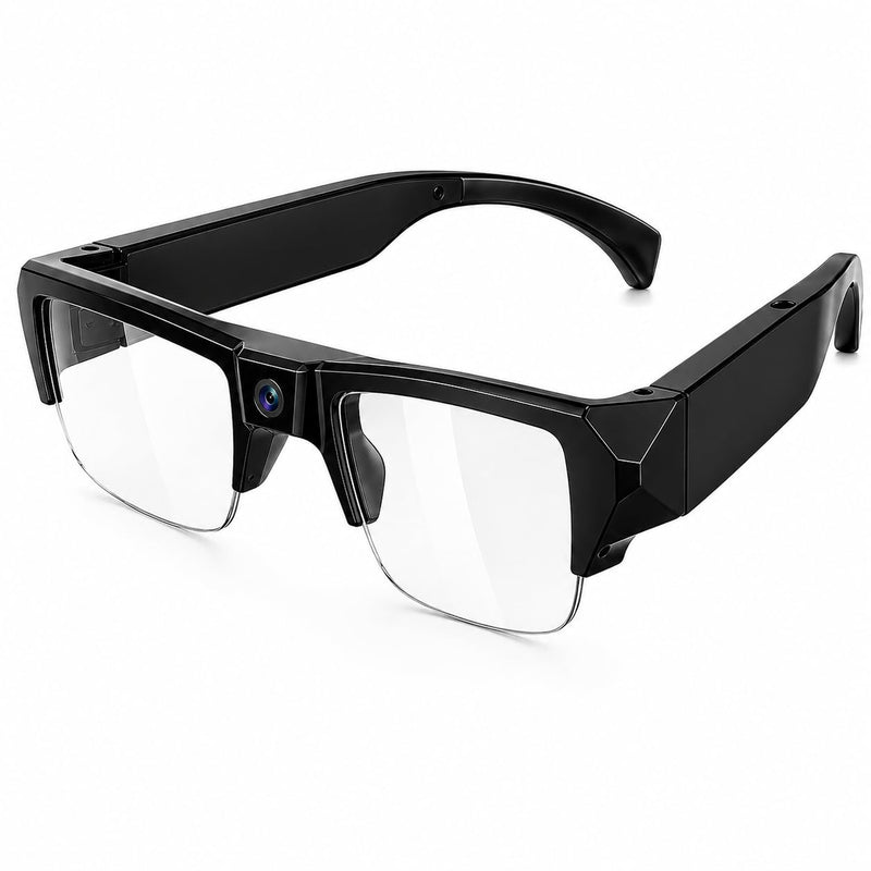 Camera Glasses HD 1080P – Video Recording Glasses with Audio, Hands-Free POV Smart Glasses for Men Women, Wide Angle Wearable Camera for Vlogging Outdoor Sports, (32GB SD Card Included) 32 GB