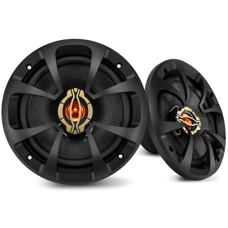 2026 Upgraded 6.5 Inch Car Speakers, 800W Max, 200W RMS, 4 Ohm, 6.5 Speakers Compatible with Universal Fit for Most Cars, 30 Minutes Easy Install - Turn Your Car into a Concert Hall(Pair)