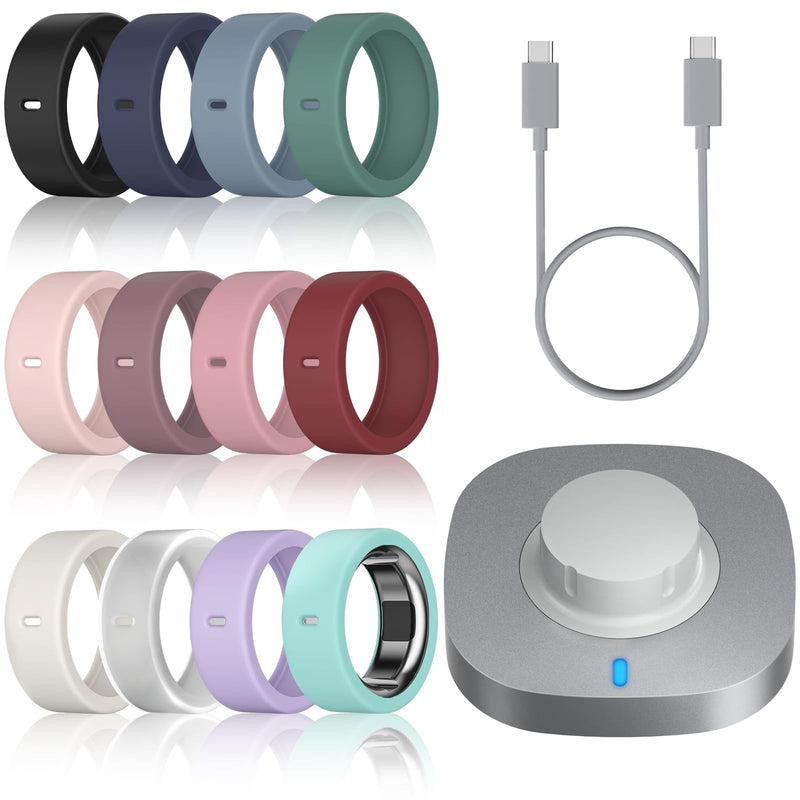 Cover & Charger for Oura Gen 4 Size 8