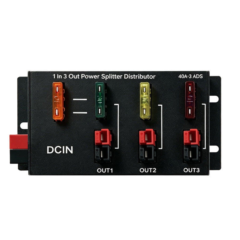 1 in 3Connector Power Divider Power Board 40A Power Pole Distribution Block | Power Pole Distribution Block Power Splitter Distributor Source Strip(1-3)