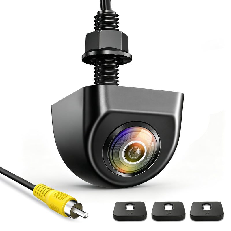 PixelMan AS-2 Back Up Camera - Rear View Backup Camera for Car and Truck | AHD 1080P Mini Reverse Camera, 170° Wide Angle, Night & Day Crystal-Clear Vision, IP69 Waterproof Metal Housing