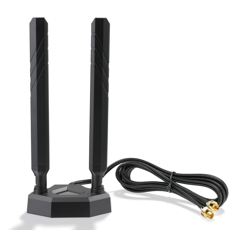 Eightwood WiFi 7 Gaming Motherboard Antenna for ASUS PC, Magnetic Base | Compatible with ASUS ROG Strix X870E-E/B850-I, TUF Gaming B850-PLUS/X870-PLUS, ProArt X870E-CREATOR, ROG Crosshair X870E Hero