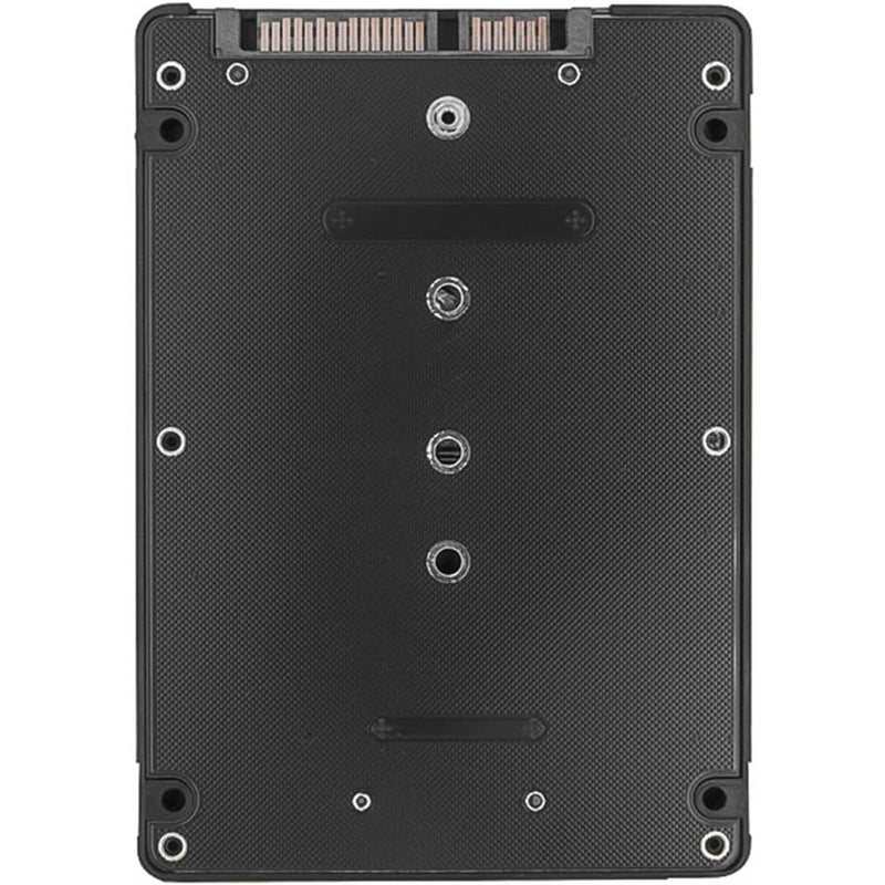 M.2 NGFF (SATA) to SATA III Adapter Card - Premium MCA556 Aluminum Enclosure for 2280 SSDs, Easy Installation, High-Speed 6Gbps Transfer