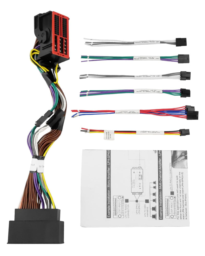 Advanced Audio Integration T-Harness Fit for Chrysler/Dodge/Jeepfor Select 2013 and up Non-Amplified LPHCH41, Simplifies Aftermarket Audio Installation, Replace LPHCH41