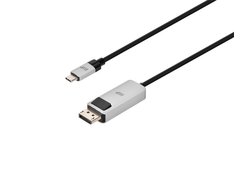Monoprice USB-C to DisplayPort 1.4 Active Cable - 8K60 4K120 Retimer IC HDR Locking Connector 10ft Black