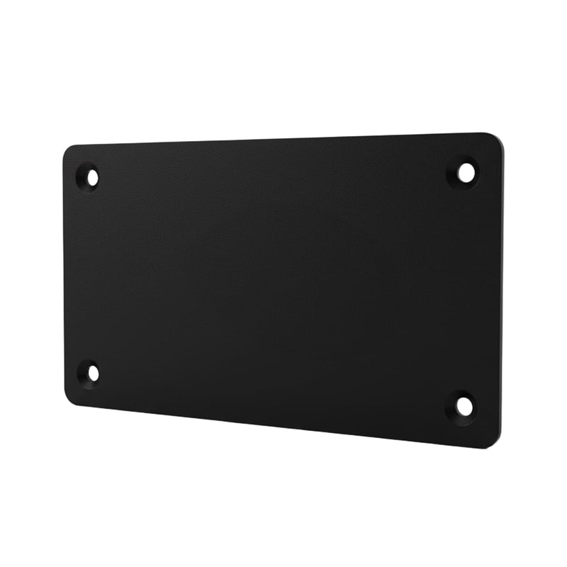 Black Metal Mounting Plate for Magnetic Wireless Backup Camera | Iron Bracket with Adhesive or Screw Installation, Compatible with RV, Trailer, Truck, Camper
