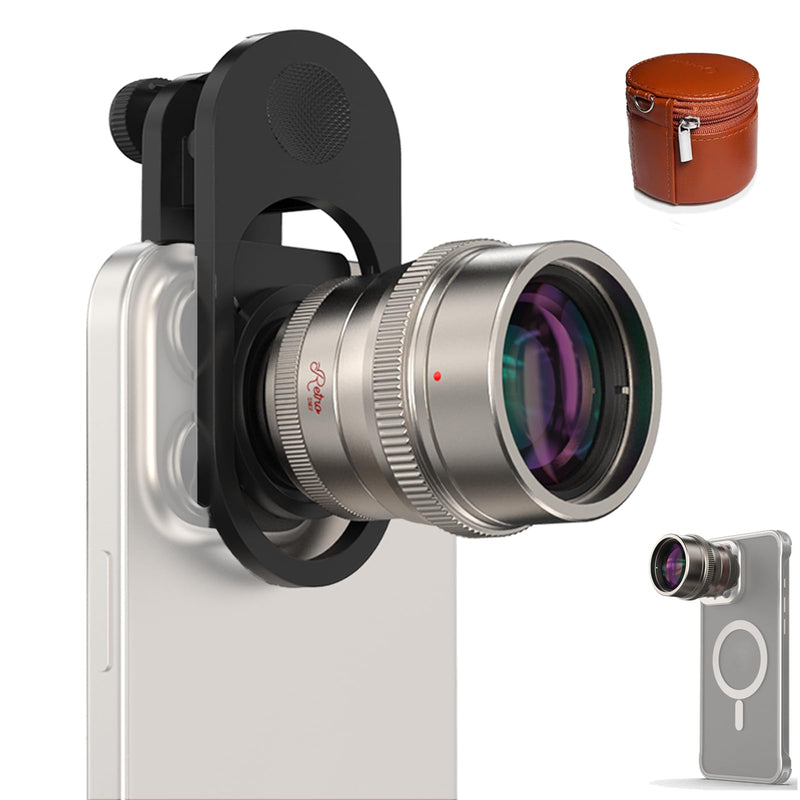 Fotorgear T‑Mount 2X Telephoto Lens for iPhone 15/16/17 Pro Max & Samsung S24/S25 Ultra, High Clarity Phone Lens for Concert, Music Festival, Travel & Sports