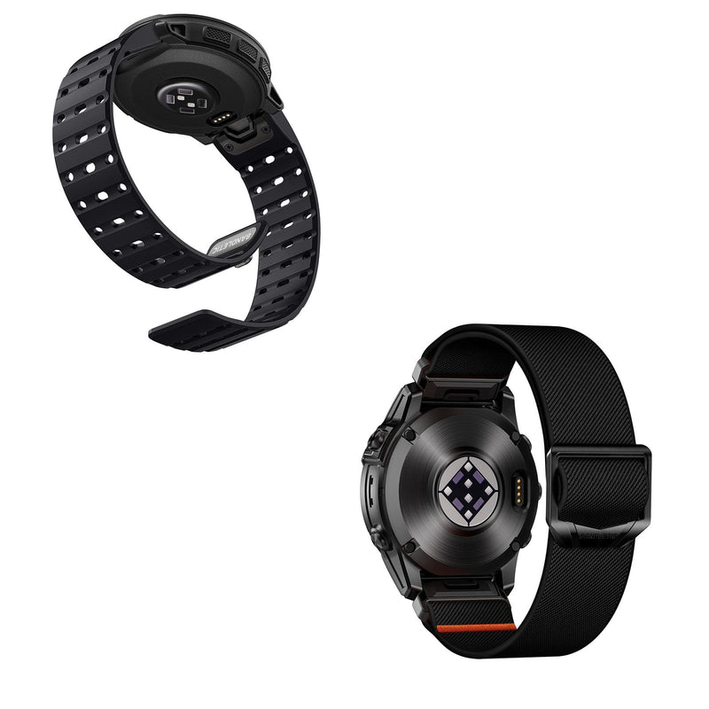 Bandletic Nylon Strap and Magnetic Band Compatible with Garmin Watch 22mm