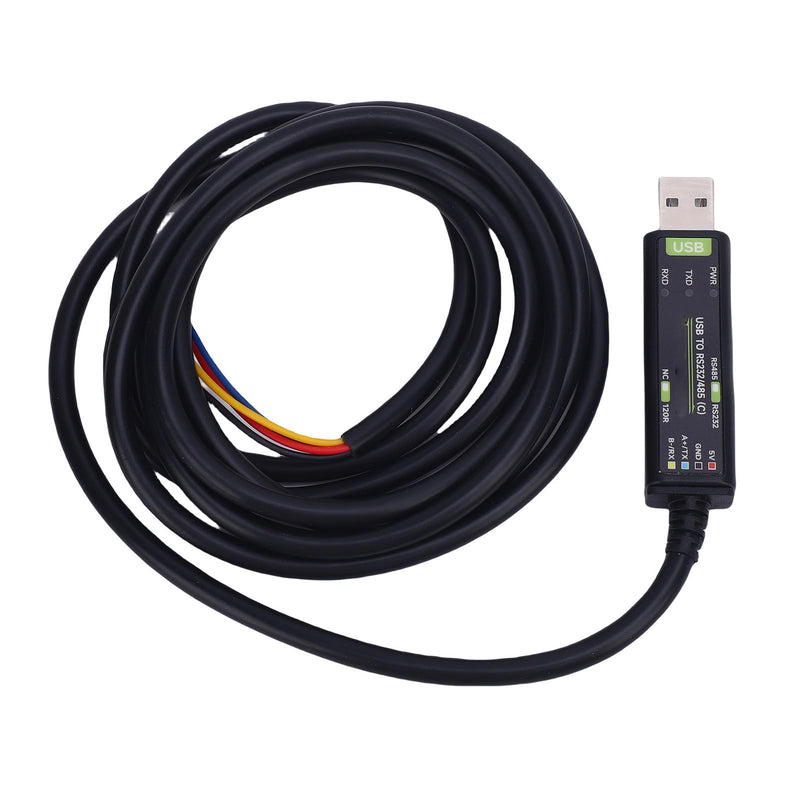 USB to 232 USB to 232 485 Adapter Cable - FT232RNL Chip HighSpeed Serial Port Converter with TVS Protection & LED Status Indicator, Compatible with Win11/10/8.1/8/7