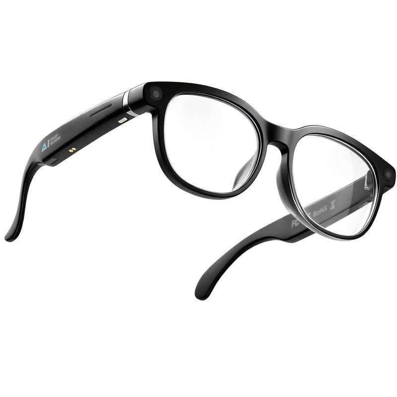 S7 AI Smart Glasses with 4K Camera, AI Assistant & Real-Time Translation, Bluetooth Audio Glasses with HD Video Recording, Photo Capture, Object Recognition, Open-Ear Speakers for Travel