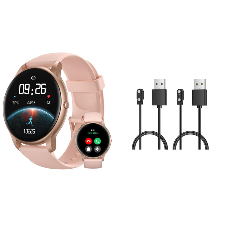 Parsonver PS01G Smart Watch with Bluetooth Call Bundle with PS01G Data Cable
