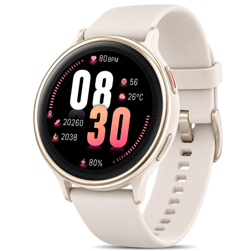 Smart Watch for Women (Answer/Make Call), 1.65" HD Fitness Tracker with Heart Rate/SpO2/Sleep Monitor, Pedometer, 110+ Sports Modes, 3ATM Waterproof, 7-Day Battery, for iOS Android Starlight