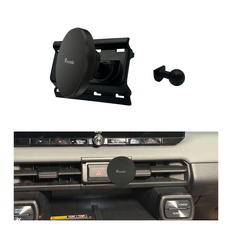 Car Phone Holder for Toyota RAV4 2026 Accessories, Air Vent Magnetic Car Phone Mount with Upgraded 360° Metal Ball Joint, Phone Holder for iPhone Samsung Google Pixel Android Phones RAV4 2026 Magnetic Holder-Metal Ball Joint