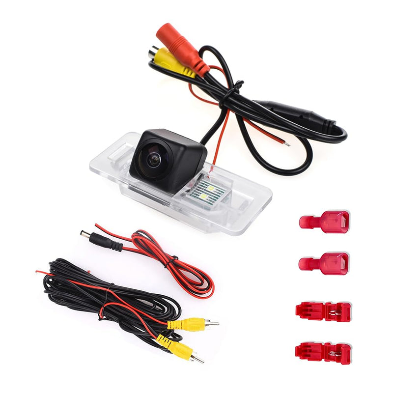 AHD1080P Reverse Camera for BMW 1 3 5 M3 M5 X1 X3 X5 X6, License Plate Light Replacement, Night Vision, 170° Wide Angle, HD, IP69 Waterproof, Parking Assistance Camera