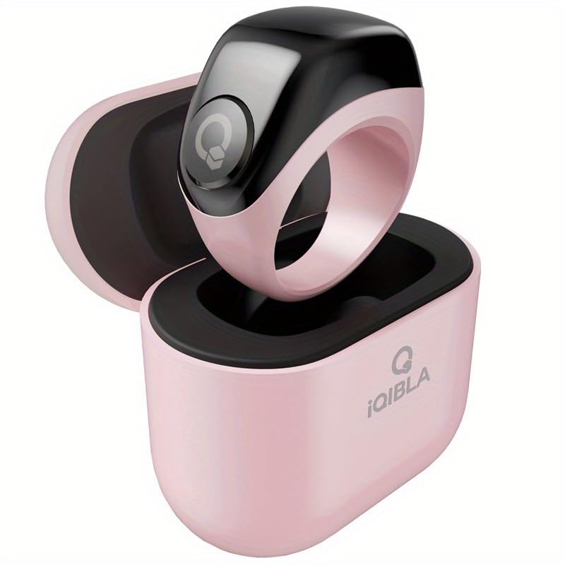 Zikr Ring Smart Tasbih Counter with Charging Case, Pink