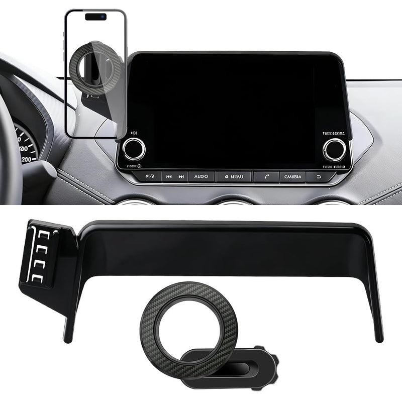 Car Phone Mount for Nissan Rogue 2021-2026,Altima 2019-2026,Sentra 2020-25 | [8-inch Screen] Accessories Magnetic Cellphone Holder, Cell Phones Navigation Charging Stand Cradles,Double 360°Rotation
