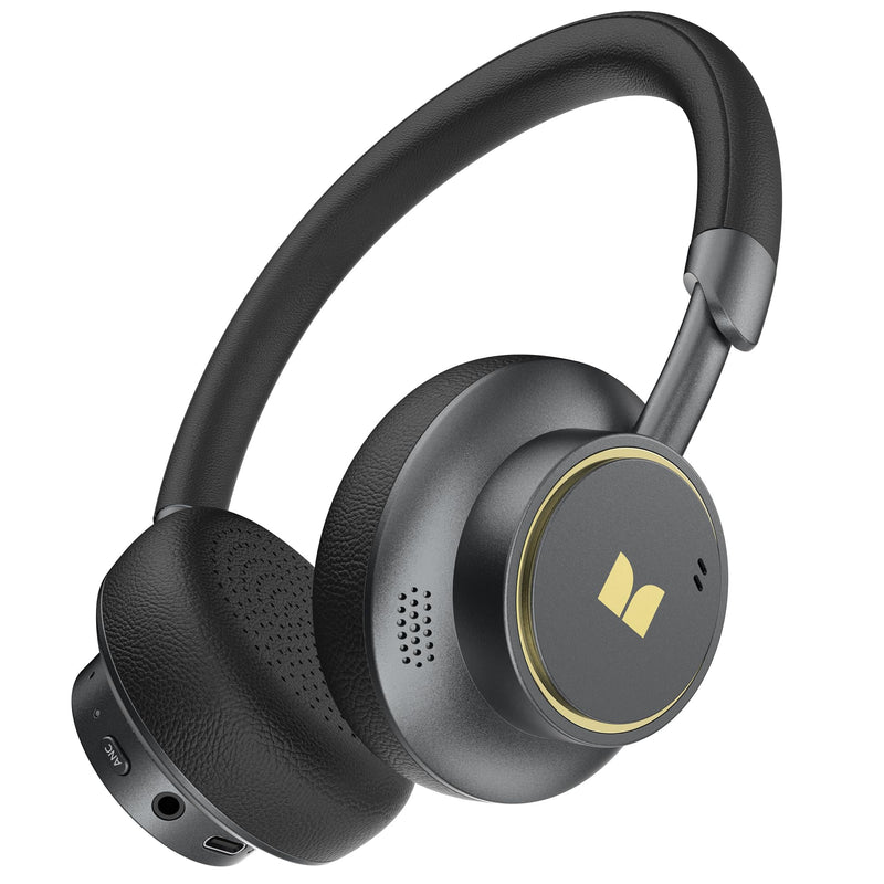 Monster N-Tune mini 02 Noise Cancelling Headphones, Over Ear Headphone Foldable Design, 50H Playtime Headphones Wireless, Bluetooth 6.0, Adjustable Lightweight and Comfortable for Travel
