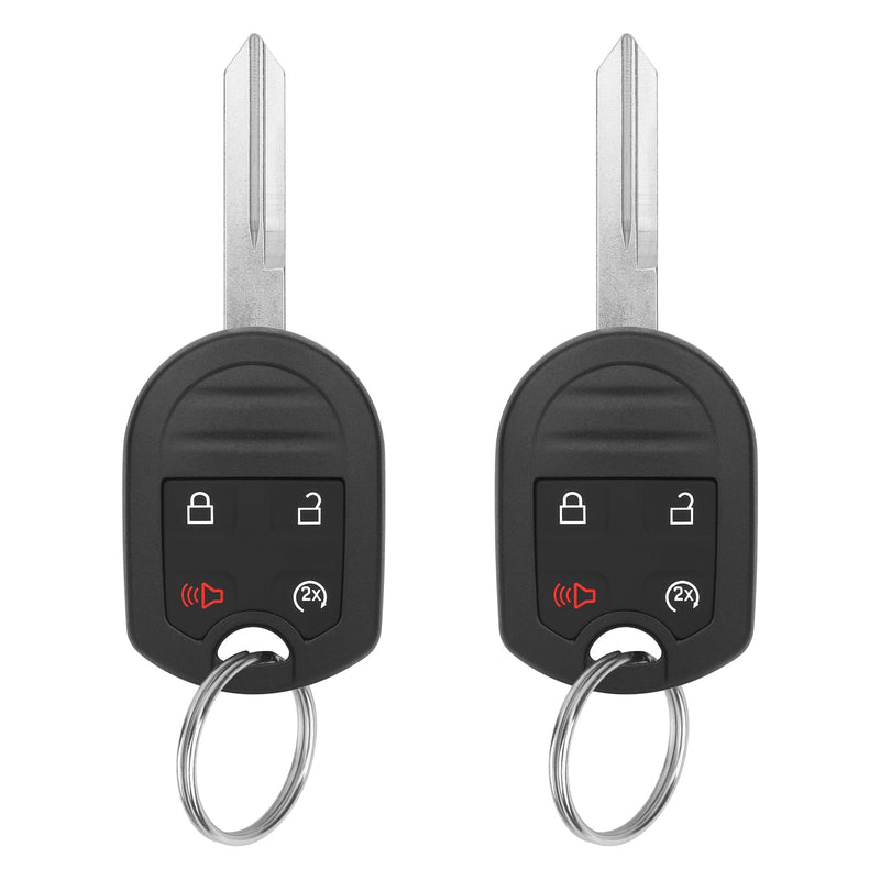 Vurkcy Key Fob Replacement for Ford F150 F250 F350/ Expedition/Explorer/Lincoln MKX/Navigator Car Keyless Entry Remote Control, CWTWB1U793, 4 Btn, 2Pcs