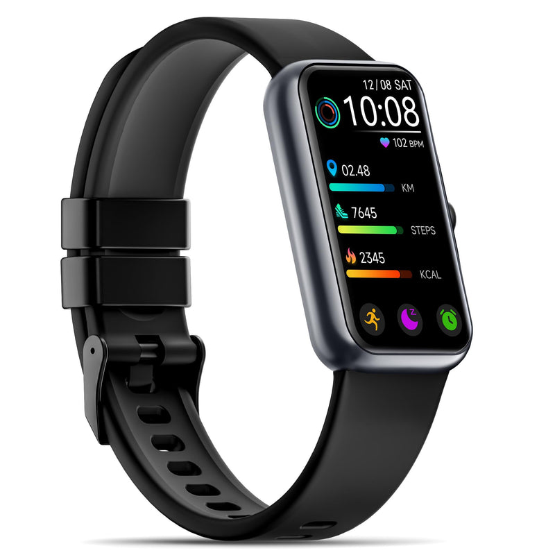 Fitness Tracker with 24/7 Continuous Heart Rate, Blood Oxy-gen Monitor, Smart Watch with Sleep Monitor, IP68 Waterproof Activity Tracker Step Counter for Women Men