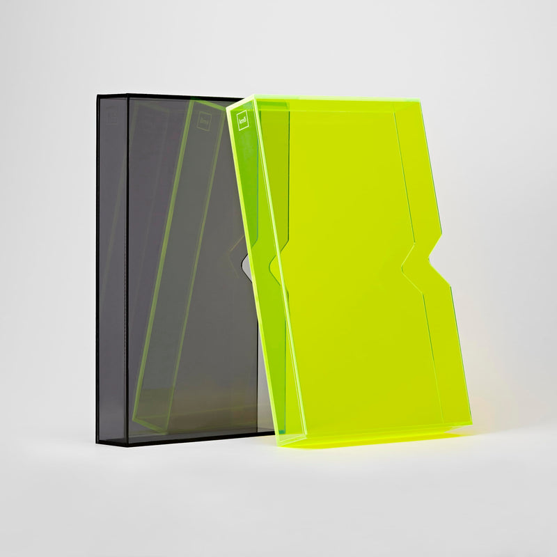 [ km5 ] Cp2 Book Case (Neon Yellow) / CD Player Case Storage Interior Decor Scratch-Resistant Full Protection Neon Yellow