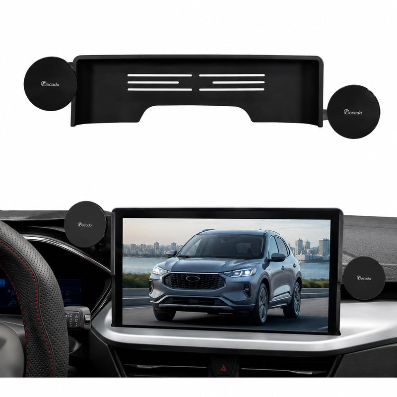 Car Phone Holder for Ford Escape 2023–2026 Accessories, 13.2-Inch Screen Car Phone Mount with Dual Holders, Magnetic Phone Holder with Upgraded Metal Ball Joint, 360° Adjustable, for iPhone & Android Magnetic holder-Metal Ball Joint