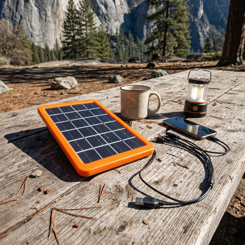 Solar Panel for Camera, 3W Solar Charger Compatible with Ring Spotlight & All-New Stick Up Outdoor Cam Battery, 10ft Long Cable with USB-C to Ring Barrel Plug Adapter (Orange)