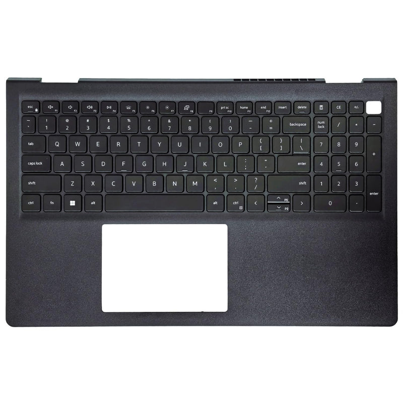 Replacement Upper Case Palmrest for Dell inspiron 15 3520, 3530 | for Dell Inspiron 15 3510, 3511, 3525, DC15250, US Layout Keyboard, USB-C Port, Black Plastic Top Cover, UMA Laptop Black Backlit