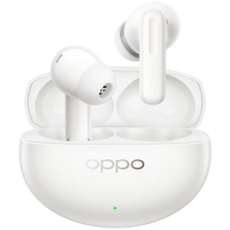 OPPO Enco Air5 Pro True Wireless Earbuds, Bluetooth 6.0 in-Ear Headphones Stereo, 55dB Active Noise Cancellation, Triple-Mic AI Clear Call, Hi-Res Audio, 54H Playtime, Deep Bass, IP55, Pearl White