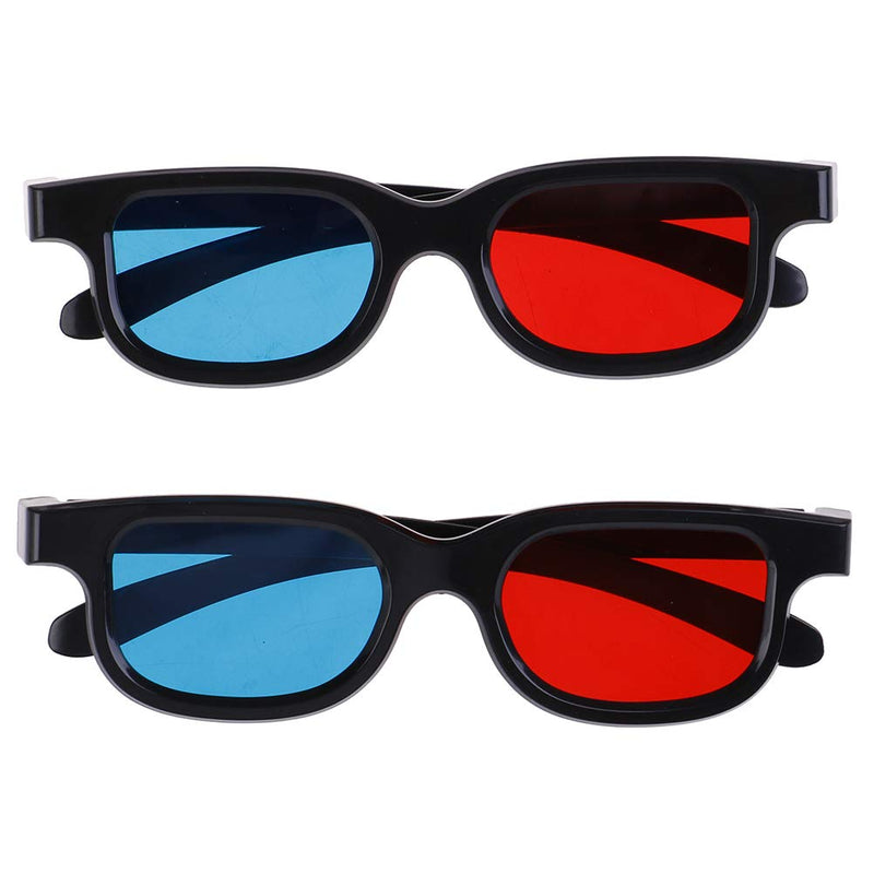 1pc Universal red Blue 3D Glasses for Dimensional Anaglyph Movie Game