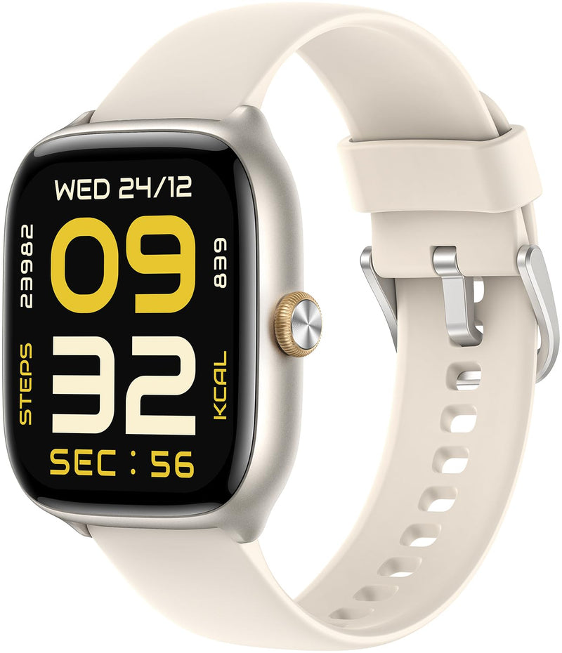 Smart Watch for Women Men(3 Bands), 1.75" AMOLED, Compatible iPhone/Android | Fitness Tracker Watch with 3 ATM Waterproof, Answer/Make Calls, 24/7 Heart Rate/SpO2/Sleep Monitor/AI Voice, Smartwatch Gifts Beige 1.75 Inches