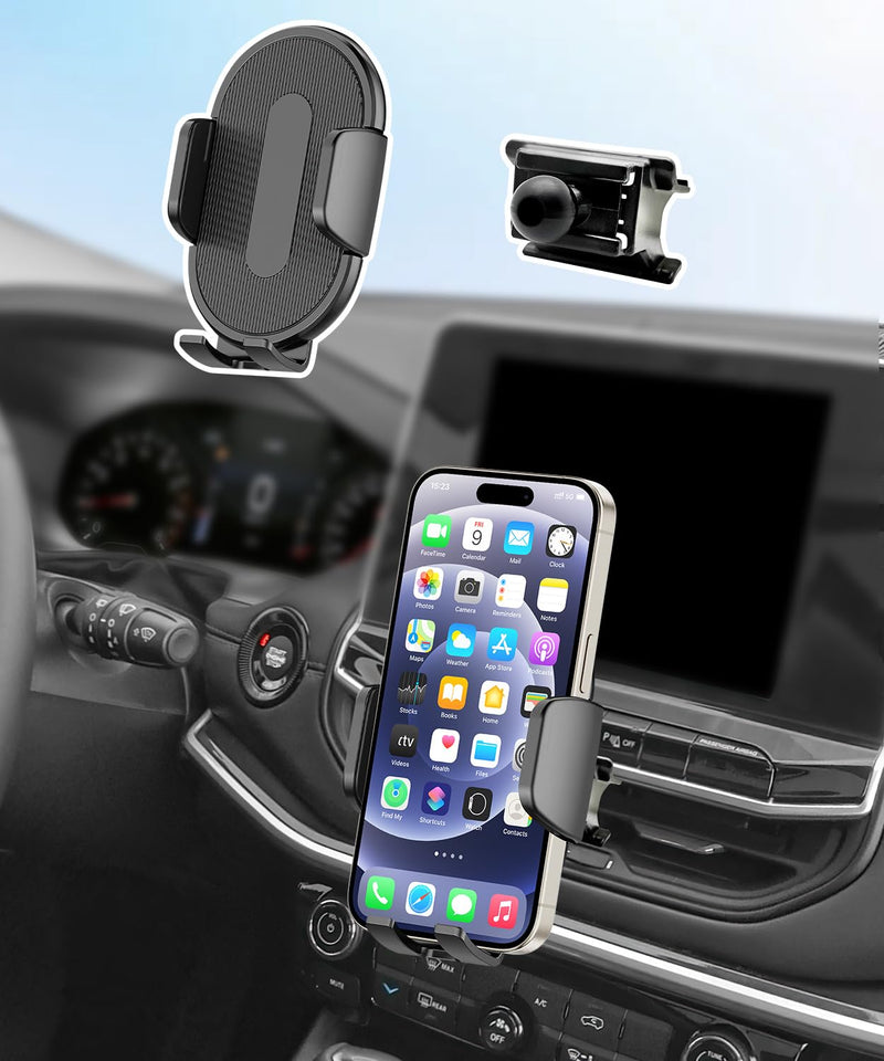 Car Phone Holder for Jeep Compass 2022 2023 2024 2025 Auto Accessories，One Hand Place & Pick，360° Rotation，Hands Free，for 4.7-7 inch Phones