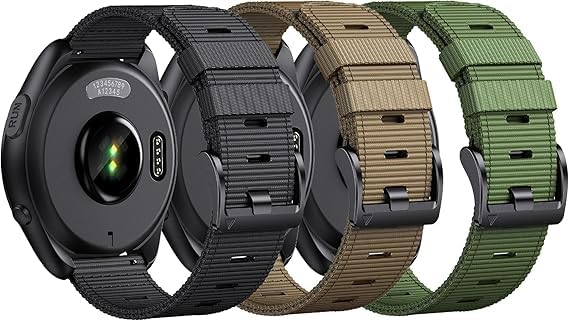 for Garmin Instinct Watch Band, Rugged Nylon Replacement Strap for Instinct 2 Instinct 3 45mm, Compatible with Garmin Instinct Solar, Tactical, Tide Esports, Sport Outdoor Work Use Replacement Band