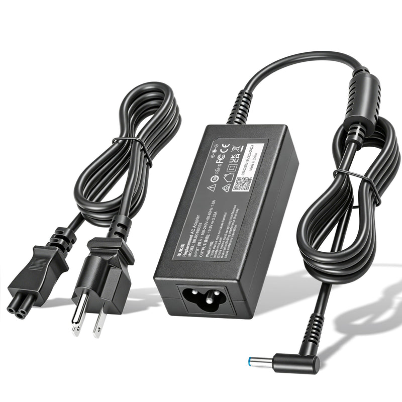 65W 45W Power Cord Fit for HP Laptop Charger Blue Tip 741727-001 721092-001 | for Pavilion X360 11 13 15 17 Stream 14 13 Computer Charging Cord HSTNN-DA40 719309-001, 19.5V 2.31A 3.33A