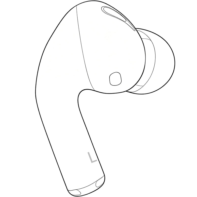 OEM Left Single Earbud for Pod Pro 1st Generation, Model A2083 A2084, Genuine Left Earbud Only, Compatible with Original Pods Pro 1 A2190 Charging Case Left-A2084