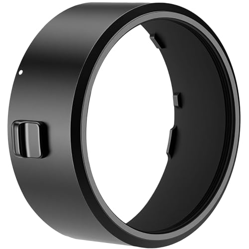 Haoge GR4 49mm Filter GW-4 Wide Lens Adapter Ring for RICOH GR VI HDF Camera Lens Accessories,Replacement GA-3, Metal Bayonet Mount, Lock Button Design LAR-GR4-Lo 49mm Filter Adapter Tube with Lock Buckle