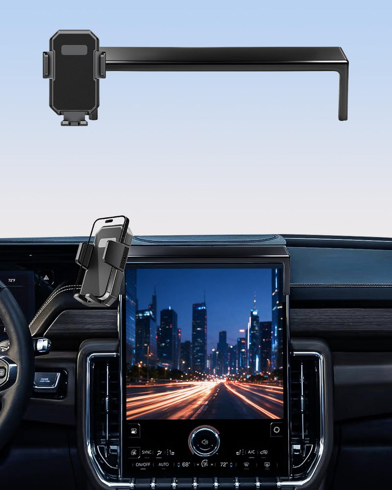 PZK Car Phone Holder for GMC Yukon/Yukon XL 2025 2026 Accessories 16.8-Inch | Auto Lock One Button Release Phone Holder 360° Rotation Phone Stand for 4.0-7.0'' phones Not Block Vent (Not Fit 15-inch) GMC Yukon/Yukon XL 2025-2026 (16.8-Inch)