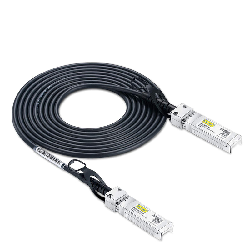10Gtek SFP+ DAC Twinax Cable - 10GBASE-CU Passive Direct Attach Copper SFP Cable for Cisco SFP-H10GB-CU3.6M, Ubiquiti UniFi UC-DAC-SFP+, Meraki, Fortinet, D-Link, 26AWG, 3.6-Meter(11.8ft)