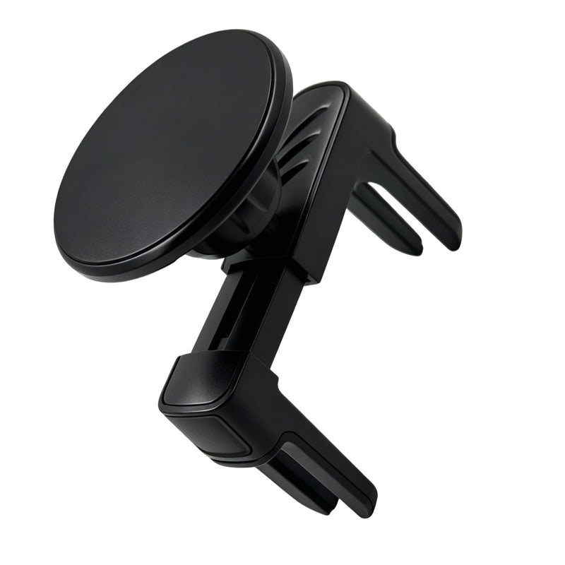 Magnetic Car Phone Holder for Mercedes Benz GLC, C-Class, E-Class | Round Air Vent Mount, Strong Magnets, 360 Adjustable, HandsFree, for iPhone 17 16 15 14 13 Pro Max, Black