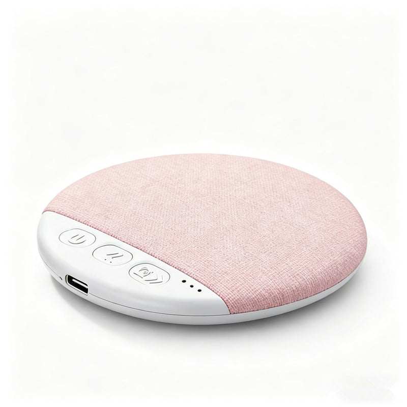 Mini Pillow Speaker for Sleeping, Ultra-Thin Bluetooth Speaker Under Pillow Speaker with White Noise Sound Machine Headphone-Free Sleep Speaker for Adult for Gift-Pink